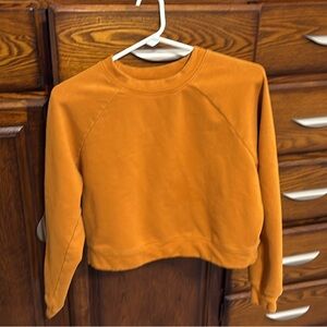 Born Primitive Vibrant Orange Crop Sweatshirt
